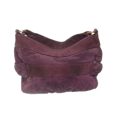Axelremsväska (Lila) från Oasis Bomull, Skinn