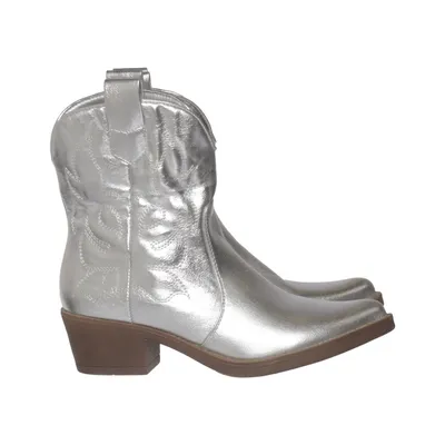 Cowboy boots (Silver) from Elara Leather