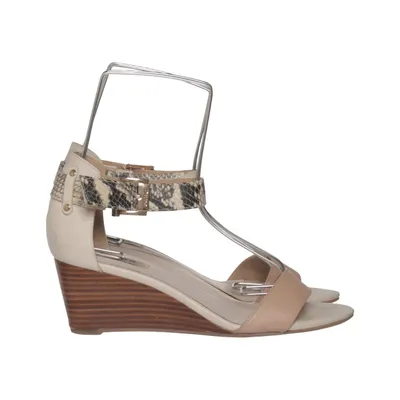 Wedges (Beige, Multicolored) from Dune Leather