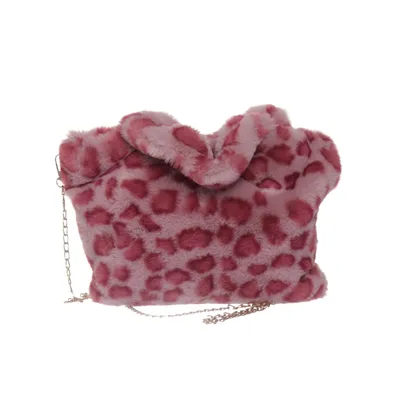 Shoulder-bag (Pink) Faux fur