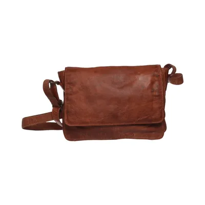 Sac à bandoulière (Marron) de Orchid Coton, Cuir