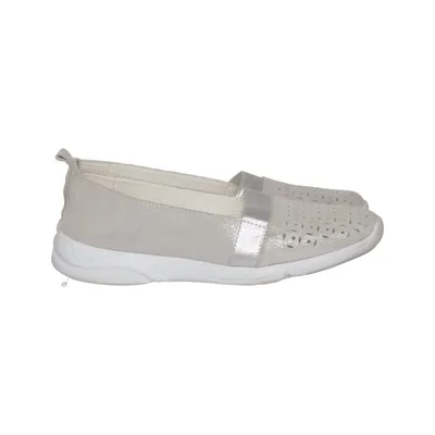 Chaussures d'été en toile (Argent) de Soft Comfort by Wildflower Cuir
