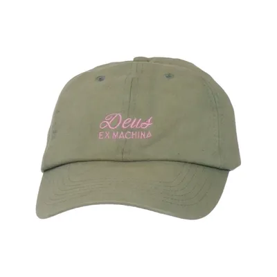 Casquette de baseball (Vert, Rose) de Deus Ex Machina Coton