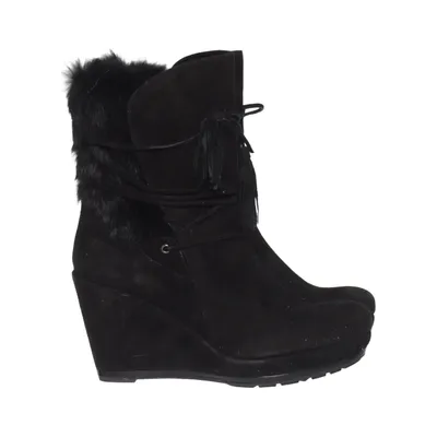 Keilschuhe (Schwarz) von Luciano Barachini Leder