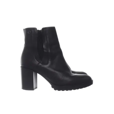 Heeled boots (Black) from Tamaris Leather