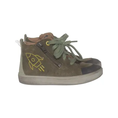 Laced boots (Green) from Superfit Leather