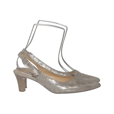 Sandaletten (Silber) von Gabor Leder