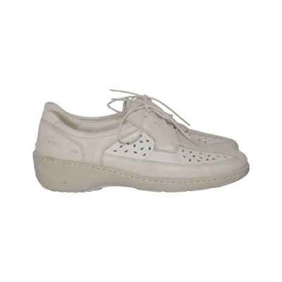 Walking shoes (Beige) from Waldläufer Leather