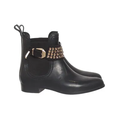 Kurze Gummistiefel (Schwarz) von Tulipano