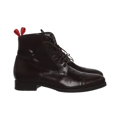 Bottes à lacets (Marron) de Scarosso Cuir