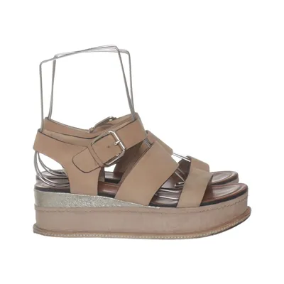 Chaussure compensées (Beige) de Elvio Zanon