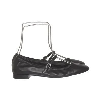 Ballerina's (Zwart) van Stuart Weitzman Leer