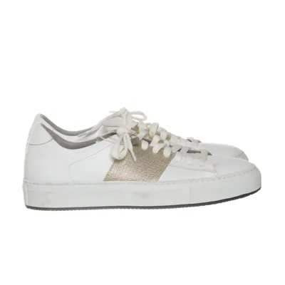 Sneakers (Vit, Guldfärgad) från Boemos Skinn, Polyester