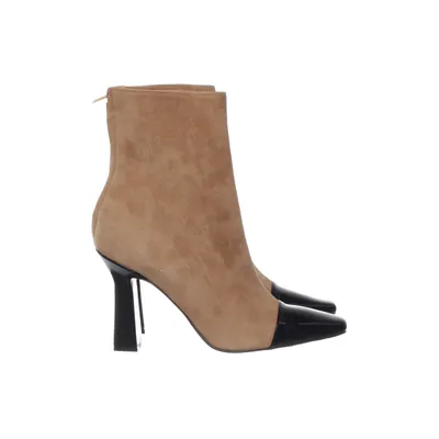 Heeled boots (Beige, Black) from Sasha Leather