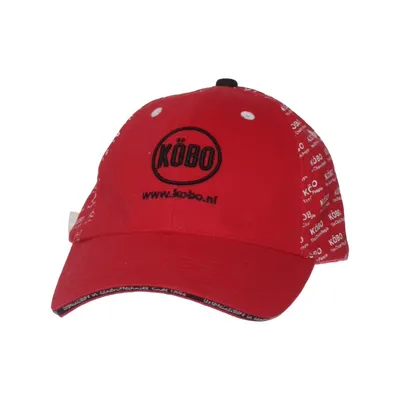 Honkbalpet (Rood) van Kobo Katoen