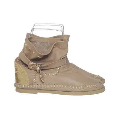 Ankle boots (Beige) from LdiR Leather