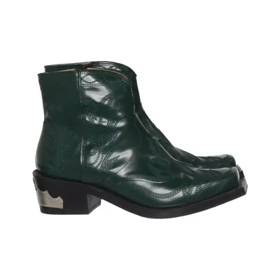 Bottes de cow-boy (Vert) de Toga Pulla Cuir
