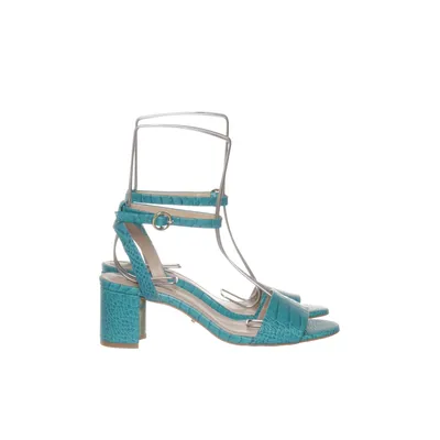 Sandales à talons hauts (Bleu) de Massimo Dutti