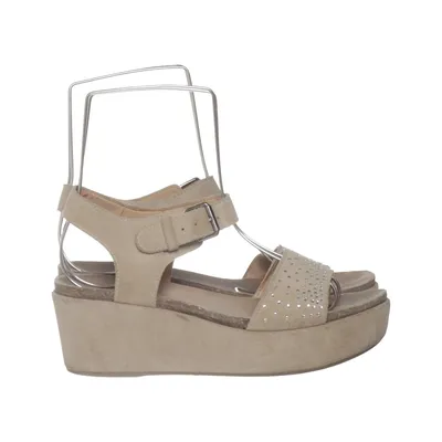 Wedges (Beige) from Geox Leather