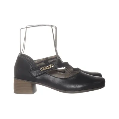 High heels (Black) from Rieker Antistress Leather