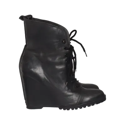 Chaussure compensées (Noir) de Mini Market Cuir