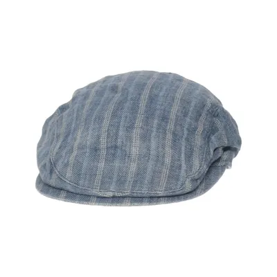 Schiebermütze (Blau, Weiß) von Wigéns Baumwolle, Leinen