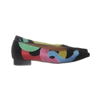 Ballet flats (Black, Multicolored) from Momoc