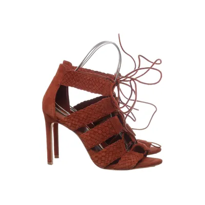 Højhælede sandaler (Brun) fra Zara Basic