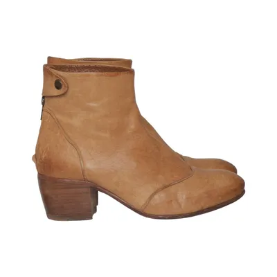 Heeled boots (Brown) from Catarina Martins Leather