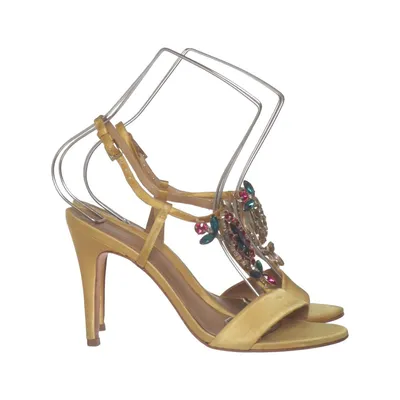 Sandales à talons hauts (Jaune, Multicolore) de Cosmoparis Cuir