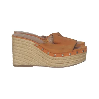 Chaussure compensées (Marron, Beige) de Zara Trafaluc