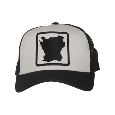 Trucker cap (Sort, Hvid) fra Ultra Bomuld, Polyester