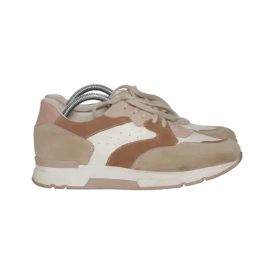 Sneakers (White, Brown, Pink) from Philip Hog Leather