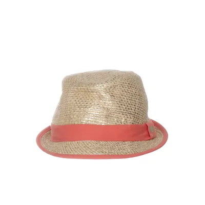 Stråhatt (Orange, Guldfärgad) från Little Marc Jacobs Bomull, Polyester