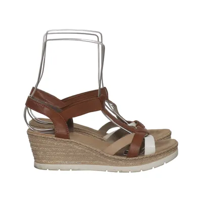 Wedges (Brown, White, Beige) from Rieker Leather