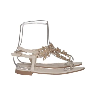 Sandales (Beige, Or) de Marquiiz