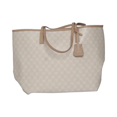 Handtas (Beige) van Don Donna Polyester, Polyurethaan