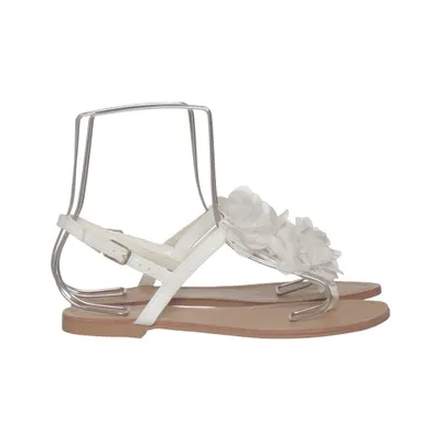 Sandals (White) from Queen Leather