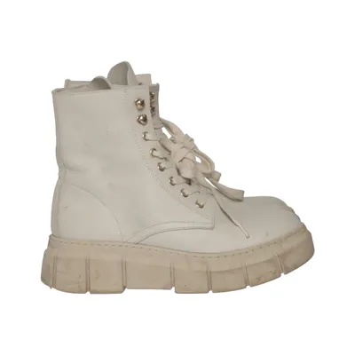 Bottes à lacets (Beige) de Kaltur