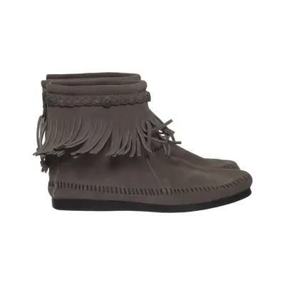 Mocassins (Grijs) van Minnetonka Polyurethaan