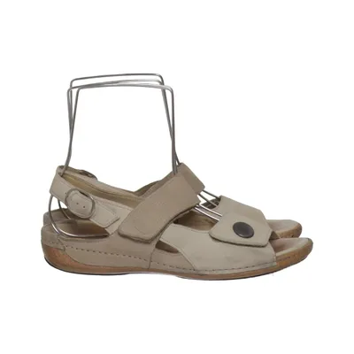 Sandales (Beige) de Waldläufer Cuir