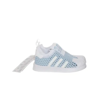 Slip-ons (White, Blue) from Adidas