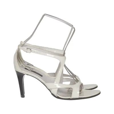High heel sandals (White) from Sergio Rossi Leather