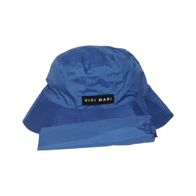 Bucket hat (Blauw) van Vivi Mari Gerecycled polyester