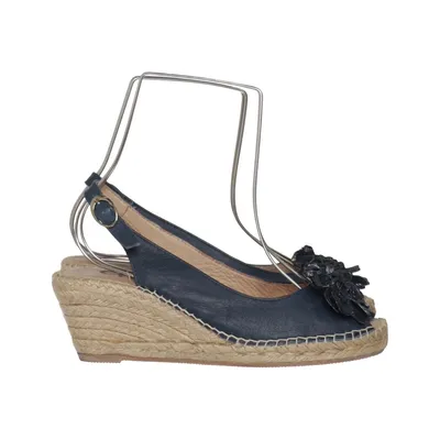 Wedges (Blue) from Cypres Leather