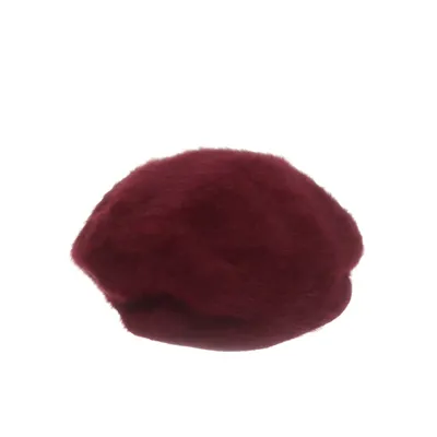 Beret (Rød) fra Marida Kaninpels, Nylon