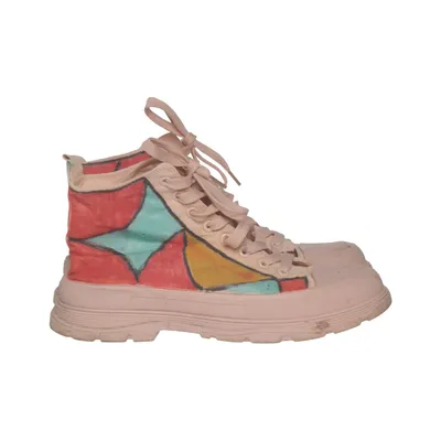 Canvas sko (Beige, Flerfarvet) fra Clan
