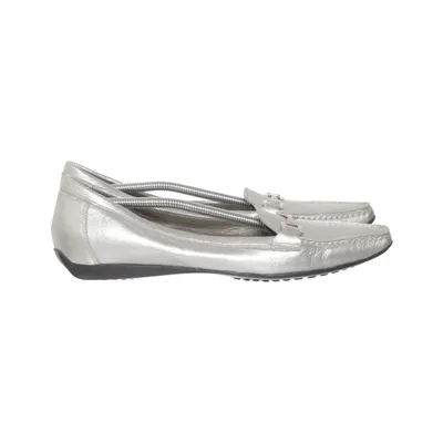 Loafers (Zilver) van Ettore Adriano Leer