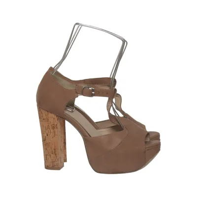 Sandales à talons hauts (Beige) de Bianco Cuir