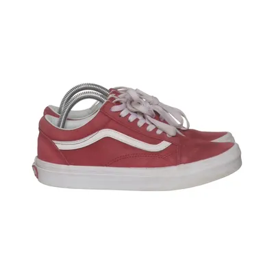 Sneakers (Red, White) from Vans Leather